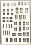 Die Modellbahnwerkstatt 6413 - H0 - Fenstersatz, weiß - Set 1